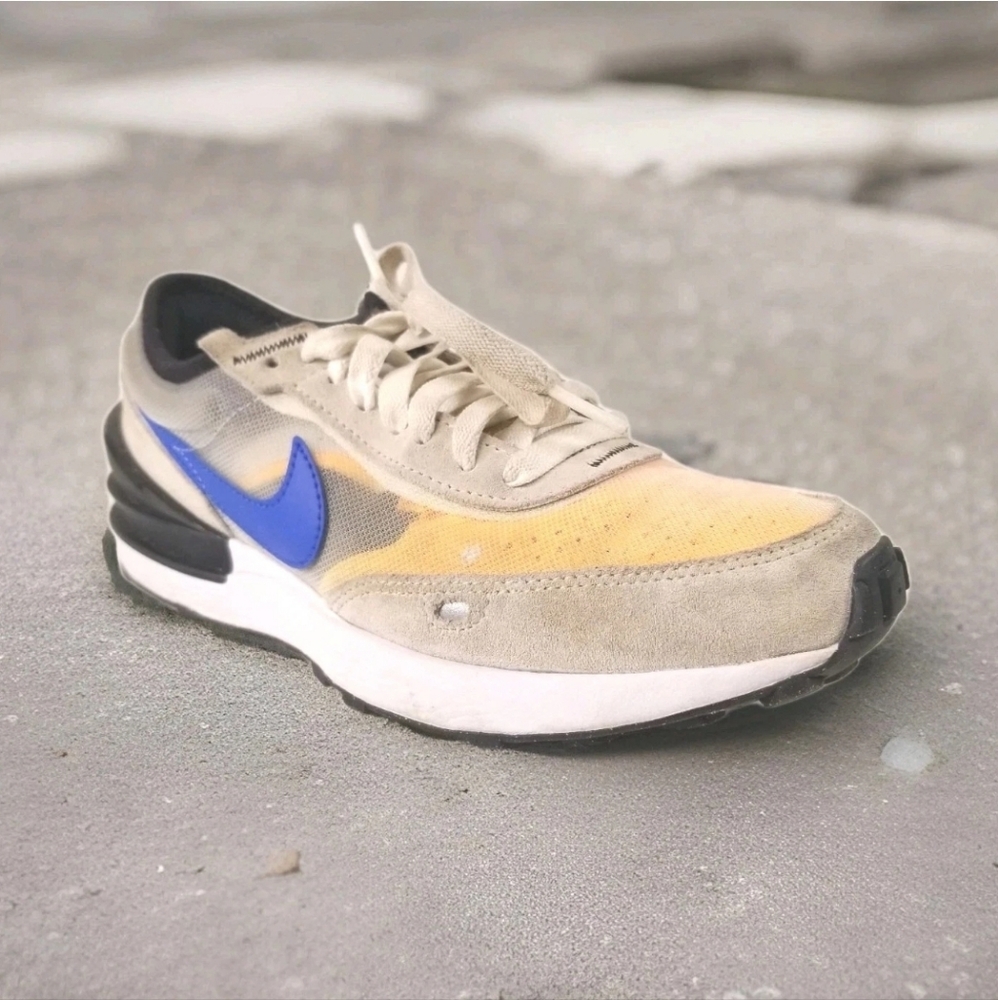 Nike Waffle One Light Youth 5 Women's 6.5 Bone Racer Blue White DC0481-009